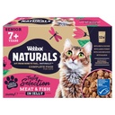 Webbox Cat Wet Food Naturals Meat & Fish Selection 7+ Years 12x100g
