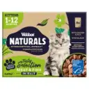 Webbox Cat Wet Food Naturals Meat & Fish Seliction 1-12 Month 12x100g