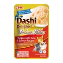 INABA Dashi Delight Cat Wet Food Flakes Chicken With Tuna & Salmon Recipe 70g