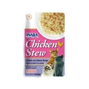 INABA Chicken Stew Cat Wet Food Chicken & Salmon Recipe 40g