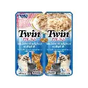 INABA Twins Cat Wet Food Tuna & Chicken In Scallop Broth 40g
