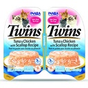 INABA Twins Cat Wet Food Tuna & Chicken With Scallop Recipe 35g