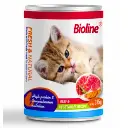 BioLine Cat Wet Food Beef & Vegetables 375g