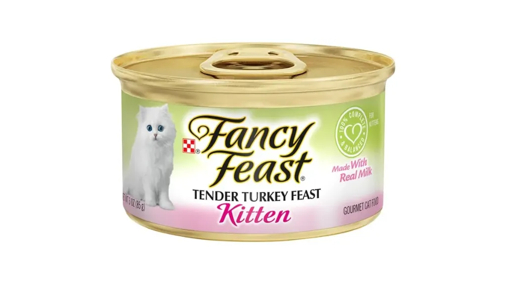 Fancy Feast Tender Turkey Feast for Kittens – 3 oz