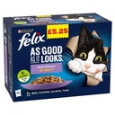 Felix Cat Wet Food Favourites Selection 12x85g