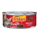 Friskies Cat Wet Food Beef Prime Filet 156g