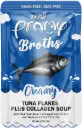 Pramy Broths Cat Wet Food Creamy Tuna Flakes Plus Collagen Soup 40g