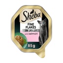 Sheba Cat Wet Food Fine Flakes In Jelly With Salmon 85g