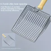 Cat Litter Scoop Stainless Steel With Plastic Handle