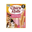 INABA Churu Rolls Dog Treat Chicken With Salmon Recipe 8x12g
