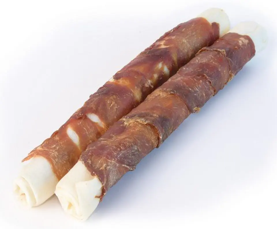 Dog Treat Magnum Duck Roll On Rawhide Stick 2 Pcs 170g