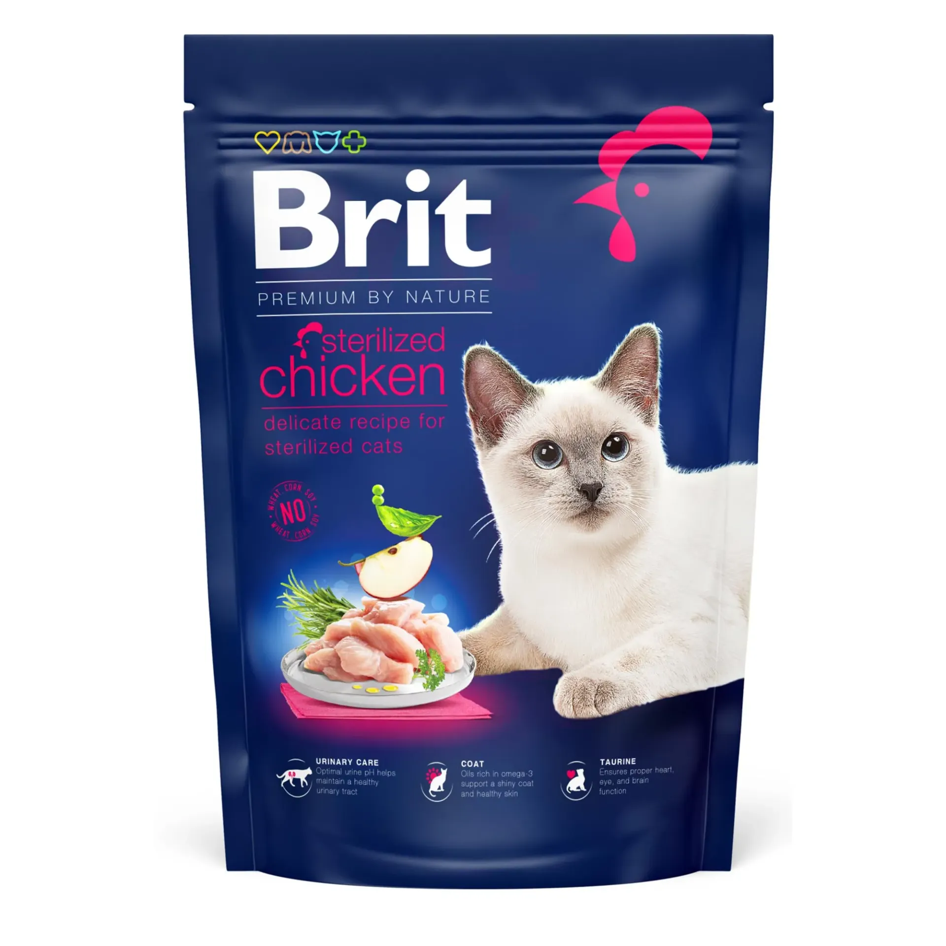 Brit dry food sterilized chicken 1.5kg