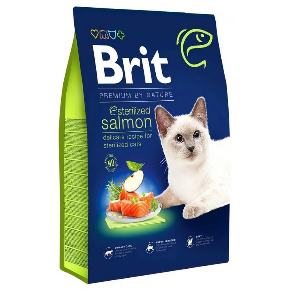 Brit dry food sterilized salmon 1.5kg