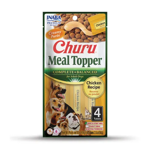 Churu meal topper chicken recipe 4 tubes for dogs