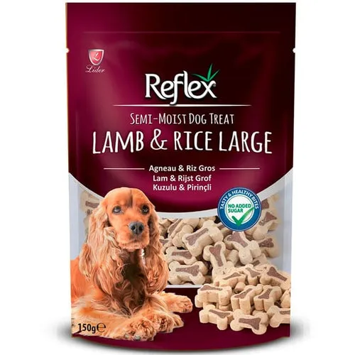 Reflex lamb and rice large treat for dogs 150g