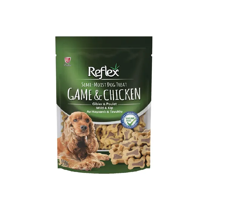 Reflex Dog Treat Game & Chicken 150g