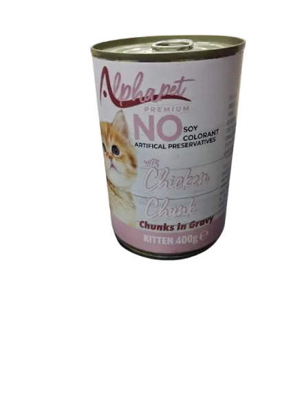 Alpha pet Cat Wet Food Kitten 400g