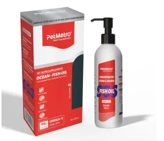 Petmetro Cat & Dog Supplement Ocean Fish Oil 200ml