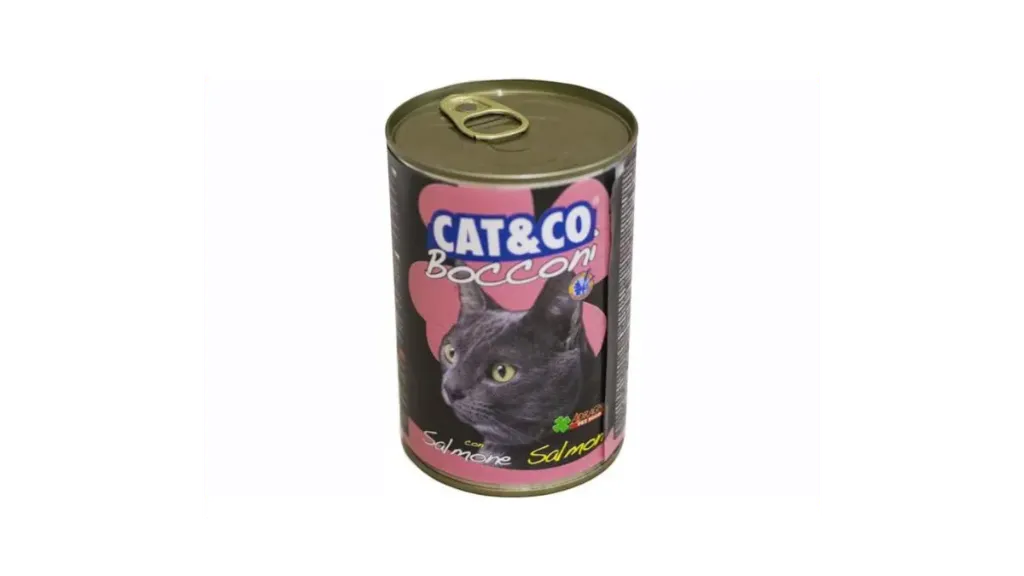 Cat & co wet food with salmon 405g