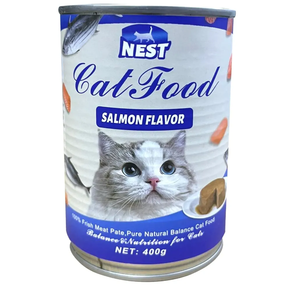 Nest wet food pate with salmon 400g