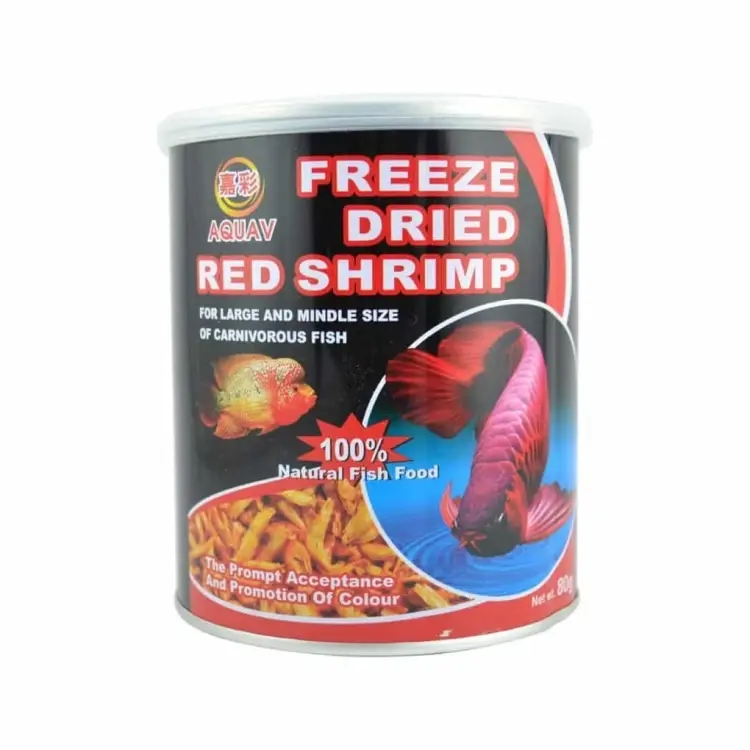 Aquav freeze dried red shrimp 85g