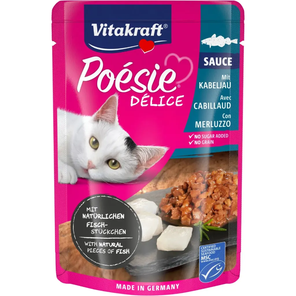 Vita Kraft wet food with natural pieces of fish 85g