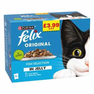 Felix with fish selection in jelly 12*85g