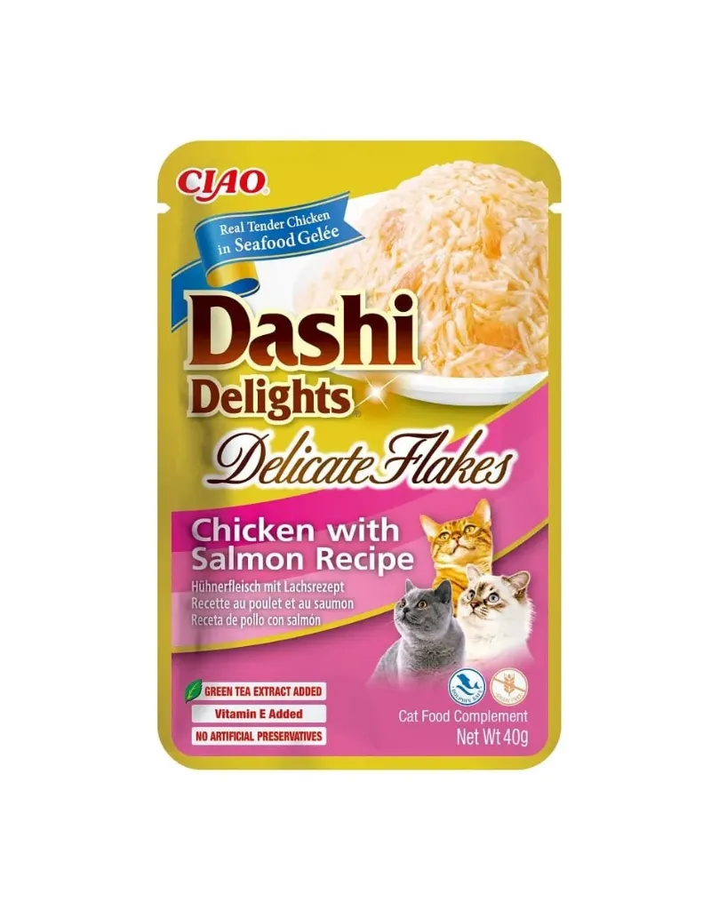 Dashi delights delicate flakes chicken with salmon recipe 40g