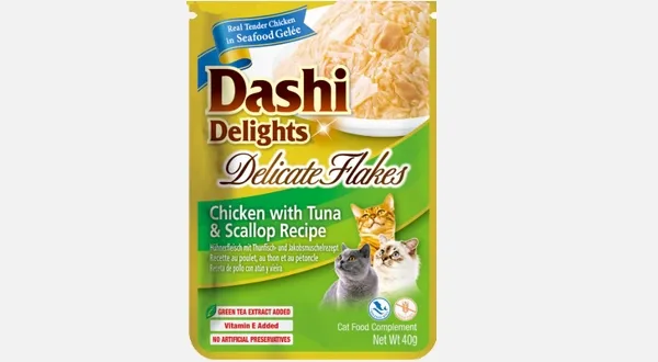 Dashi delights delicate flakes chicken with tuna and scallop recipe 40g