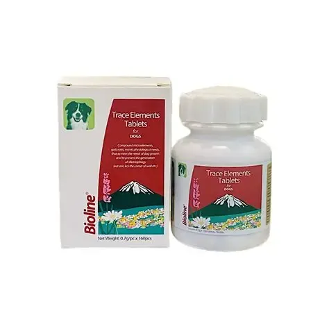 Bioline trace elements tables for dogs 160pcs