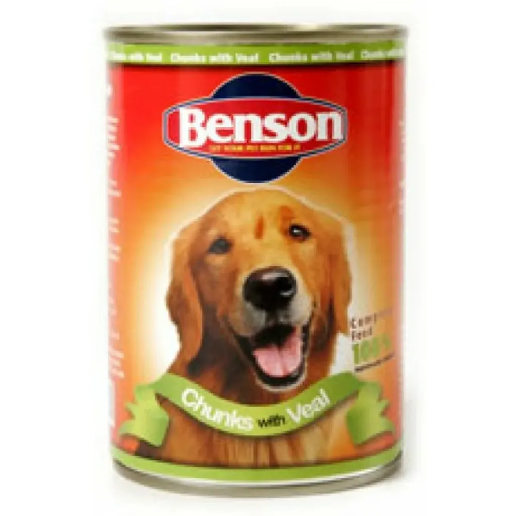 Benson Dog Wet Food Veal in gravy 400g