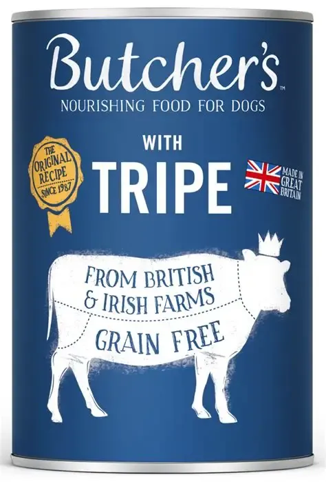 Butchers wet food for dogs with tripe 400g