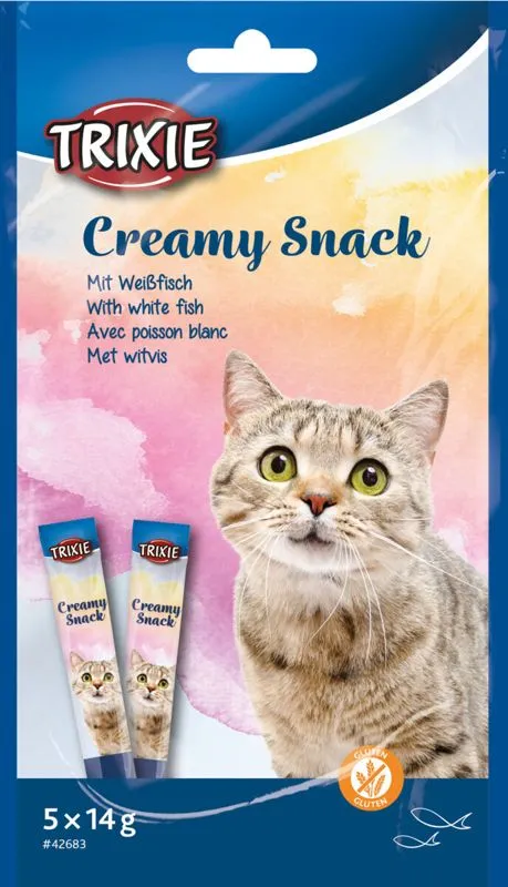 Trixi creamy snack with white fish 5×14g
