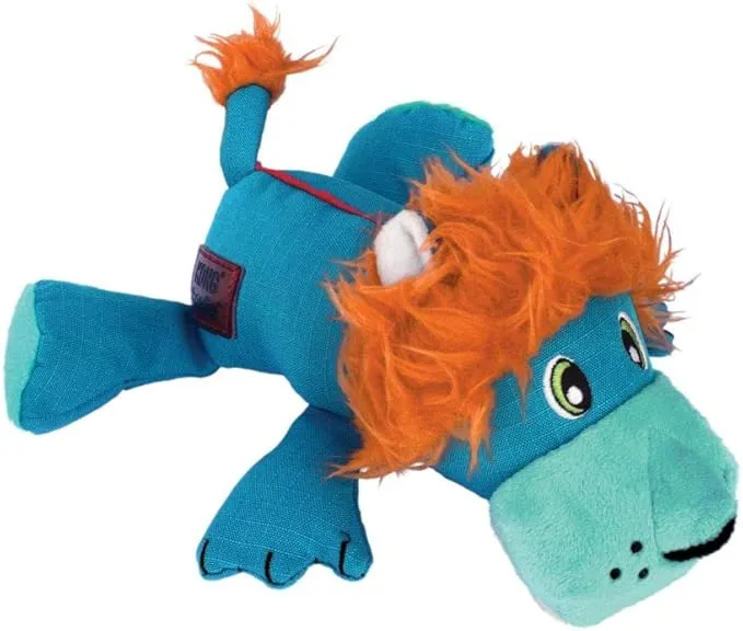 KONG Cozie Ultra Lucky Lion for Large Sized Dogs with KONG Ultra