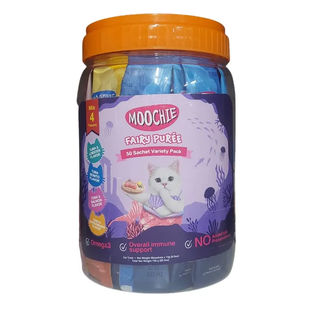 Moochie Fairy Puree 50 Sachet Variety Pack