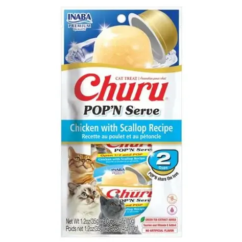 Churu Popn Serve Chicken With Scallop