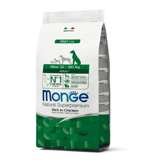 Monge Maxi Adult Rice in Chicken 3Kg