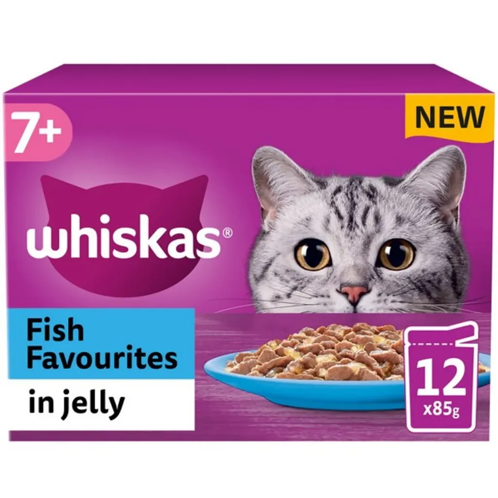 Whiskas Fish Favourites in Jelly 12×85g