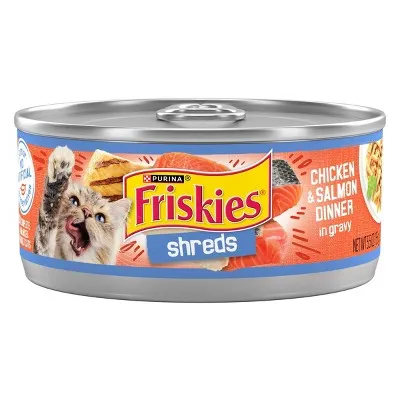 Friskies Cat Wet Food Chicken & Salmon 156g