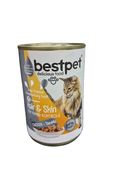 Best pet Cat Wet Food Hair & Skin 400g