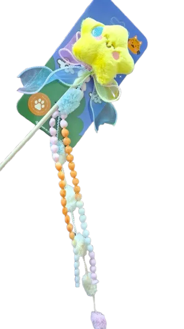 Cat Toy Stick Star