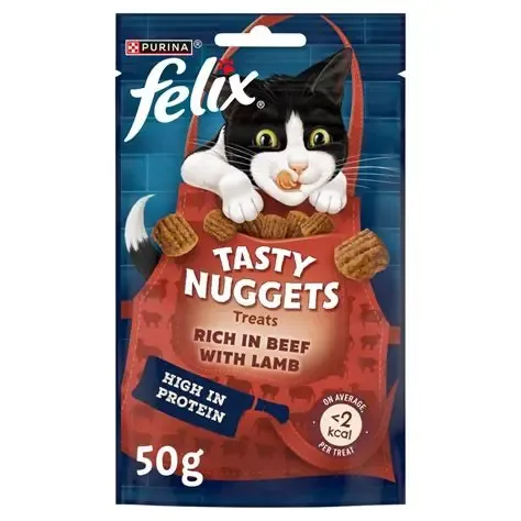 Felix Cat Treat Tasty Nuggets Beef & Lamb 50g
