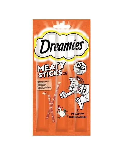 Dreamies Meaty Sticks With Chicken ×6