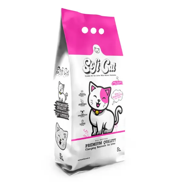 Soft Cat Litter Baby Powder Scented 5L