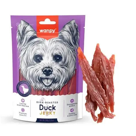 Wanpy Dog Treat Duck Jerky 100g