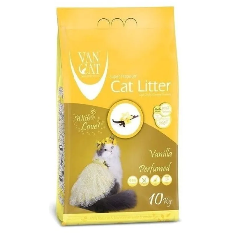Van Cat Litter Vanilla Perfumed 10Kg