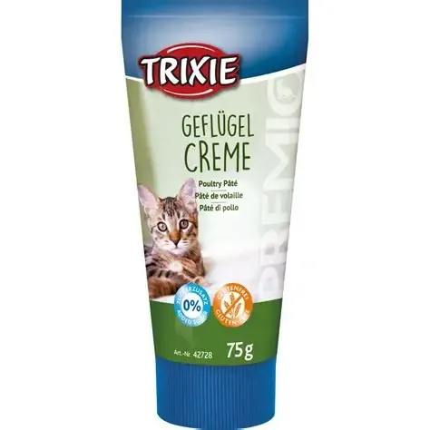 Trixie Geflu gel Cat Creme Poultry Pate 75g