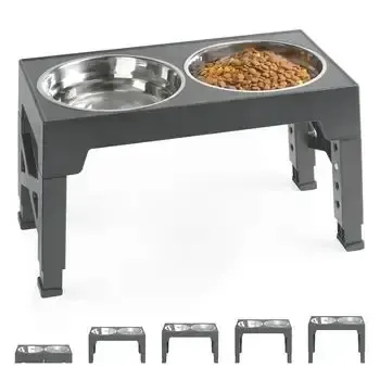 Pet Bowl Double Stainless XL