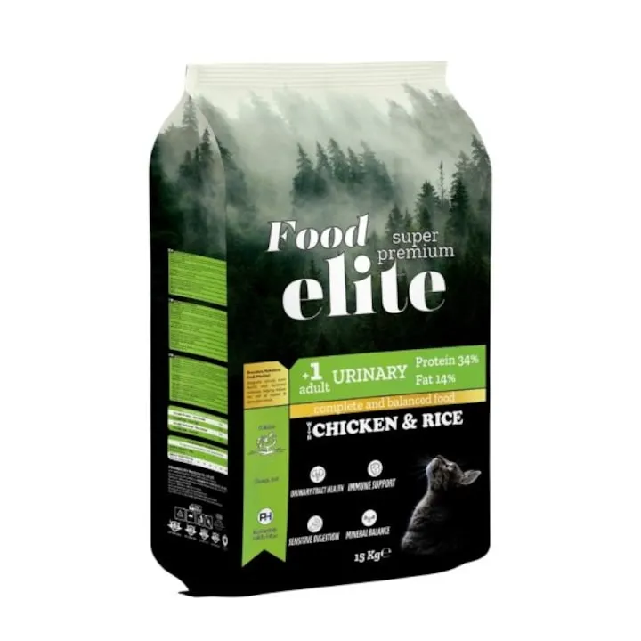 Elite Cat Food Chicken & Rice Urinary 15kg