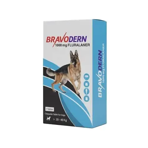Bravodern 1000Mg Fluralaner 20-40Kg